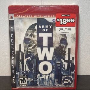 Army of Two Greatest Hits PS3 (Sony PlayStation 3, 2008) SEALED